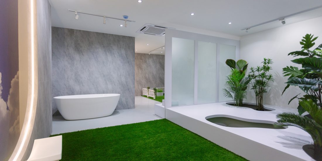 สตูดิโอให้เช่าธีมสีเขียวธรรมชาติ