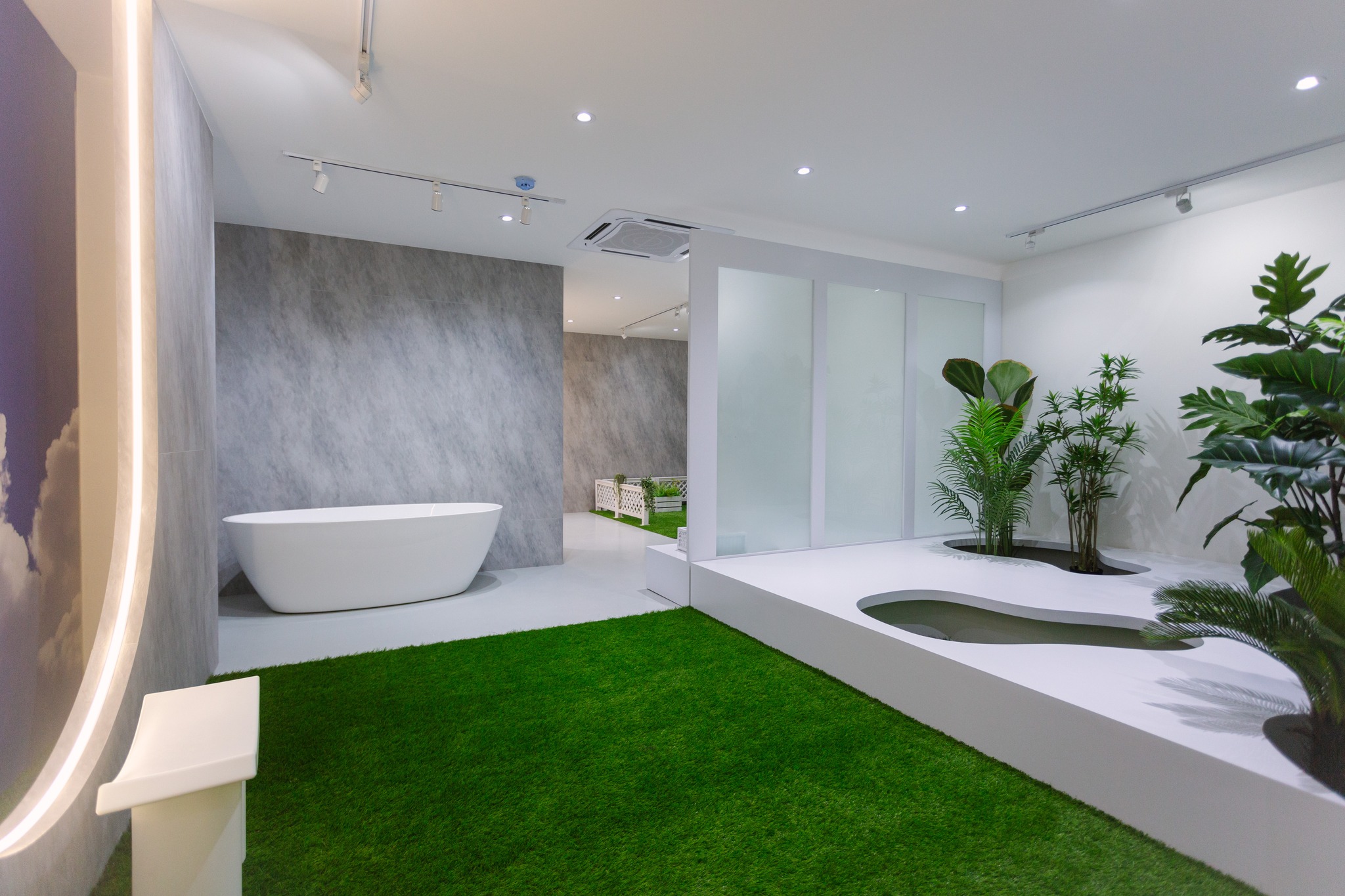 สตูดิโอให้เช่าธีมสีเขียวธรรมชาติ